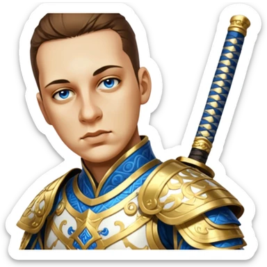 Golden Samurai sticker