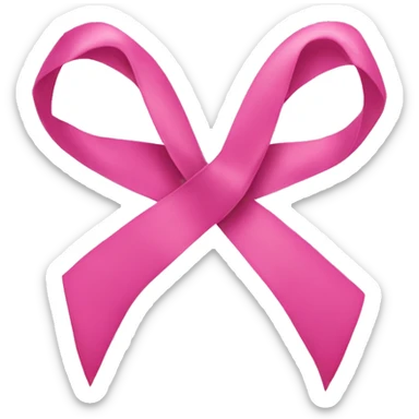 coquette pink ribbon sticker