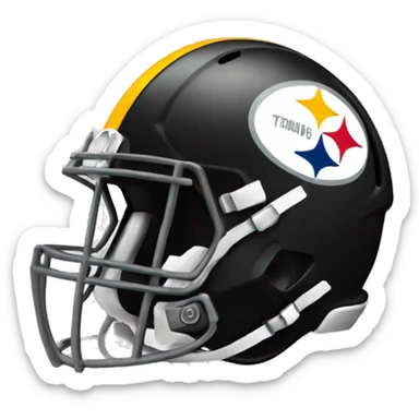 Steeler helmet  sticker