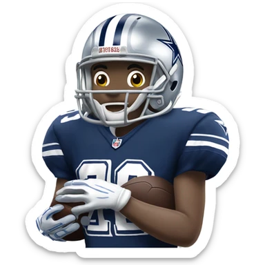 Dallas Cowboys football player sticker