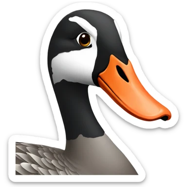 Griddy goose sticker