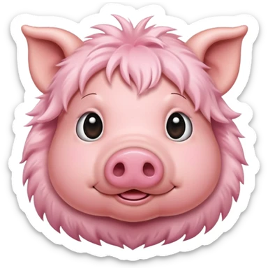 Pig cute sticker
