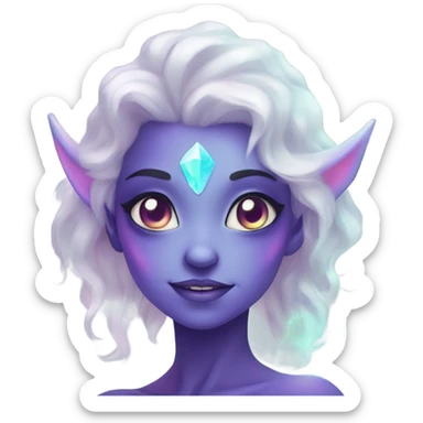 opal crystal gemstone demon 😈  sticker