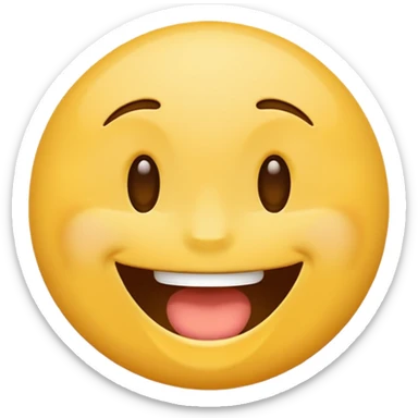 new laugh emoji, full belly laughing, 🤣 sticker