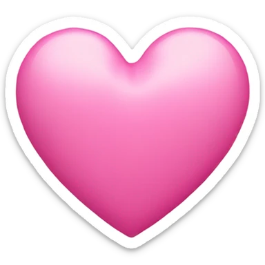 pink heart sticker