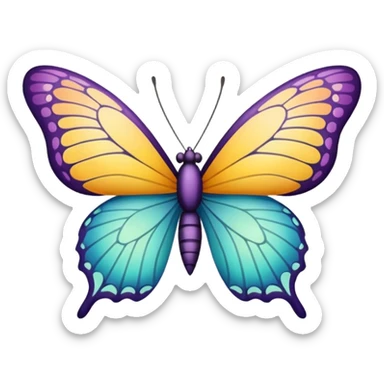 mariposa sticker