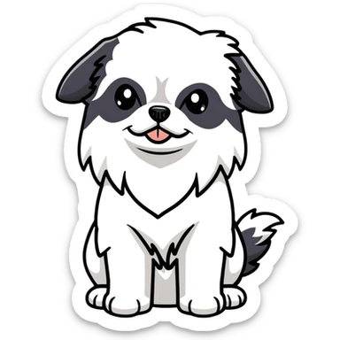 Japanese Chin dog sticker