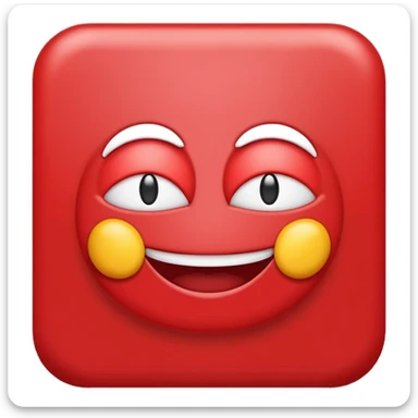emoji with the word 'Mall' in simple, easy-to-read style, white text on red background sticker