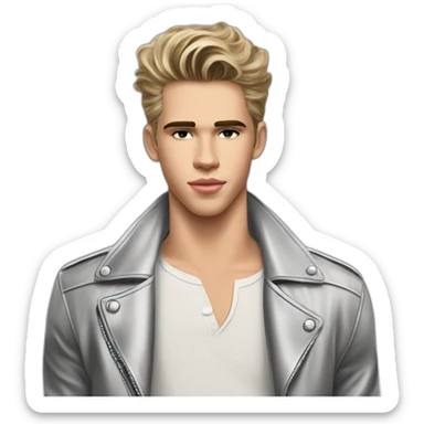 Austin Butler handsome elvis sticker