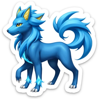 Luxray-Manectric-Suicune-fusion sticker