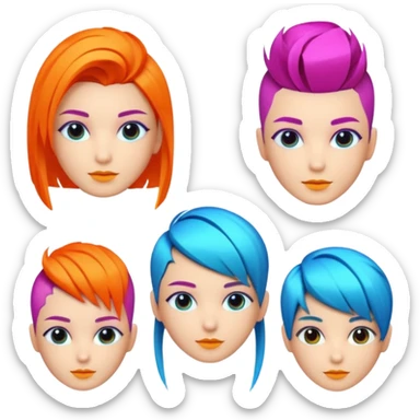 AI Hairstyles sticker