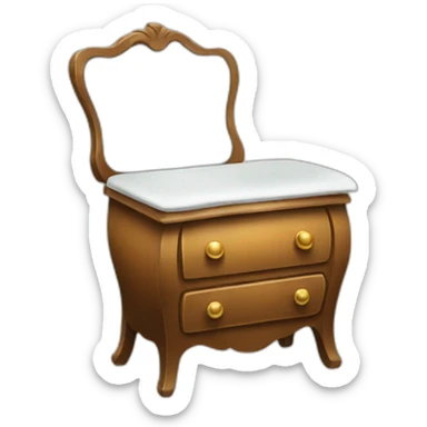 Commode sticker
