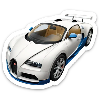 Bugatti car sticker