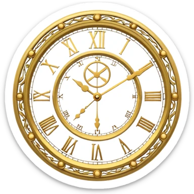 wall clock, royal sticker