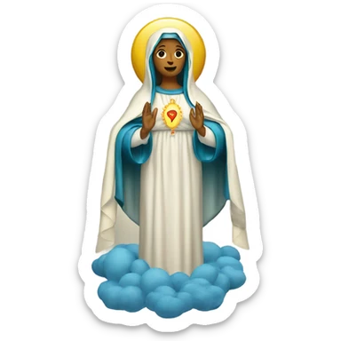 Virgen Mary sticker
