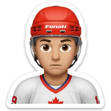 Hockey Player sticker