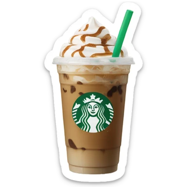 Venti iced coffee sticker