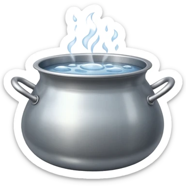 The pot is hissing  sticker