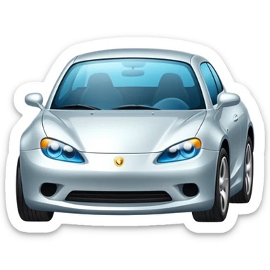 car with a shiny, protective layer sticker