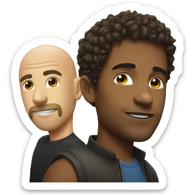 Lex and guille sticker