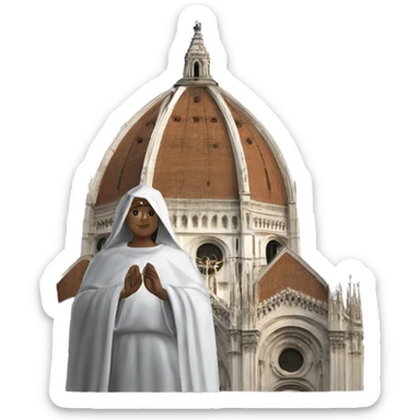 Milan Duomo holy mary sticker