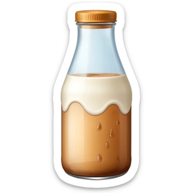 kurma milk bottle sticker