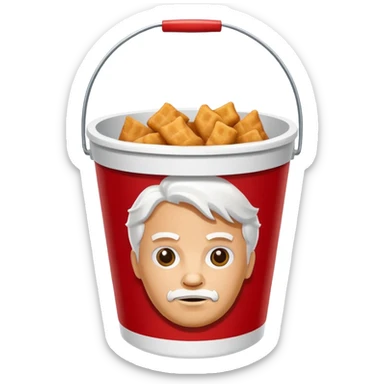 kfc bucket empty sticker