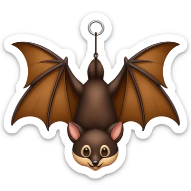 Fledermaus ganzkörper sticker