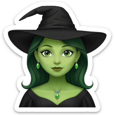 wicked elphaba sticker