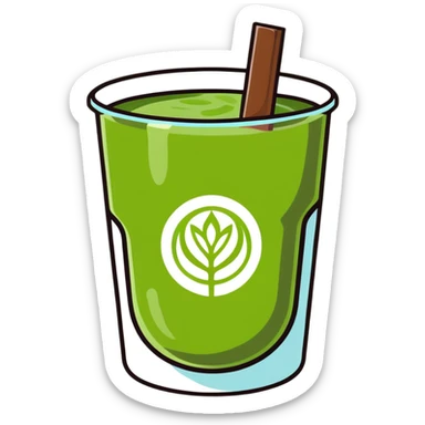 Iced Matcha  sticker
