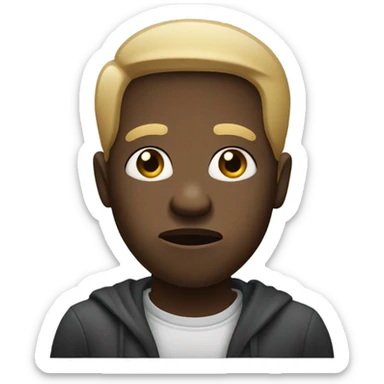 🤨 as a black person sticker