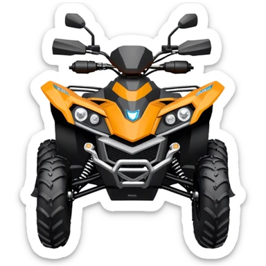 atv cf moto cforce 1000 a front sticker