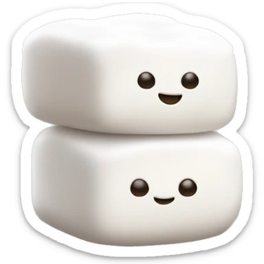 Marshmallow stack sticker
