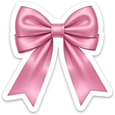 Cute girly bows sticker