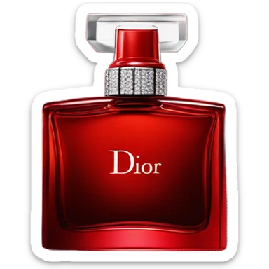 Dior parfume red  sticker