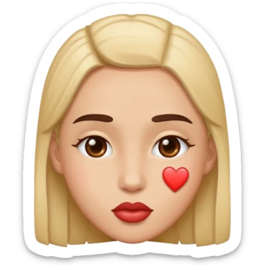 Kisses on the forehead  sticker