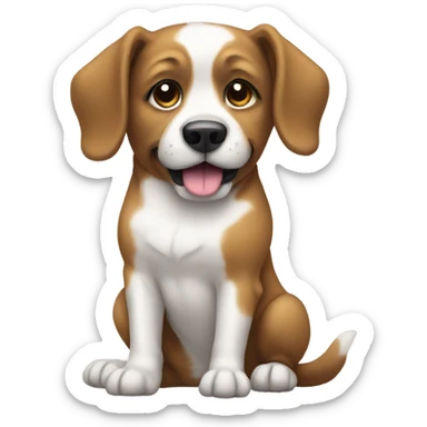 Dog on decks sticker