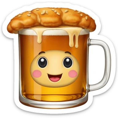 Schnitzel daneben bier sticker