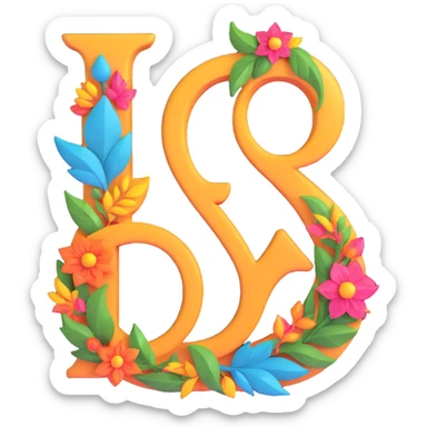 recognizable typical sign of the singer prince in the form of a male - female sign filled with exotic ornaments without a face sticker