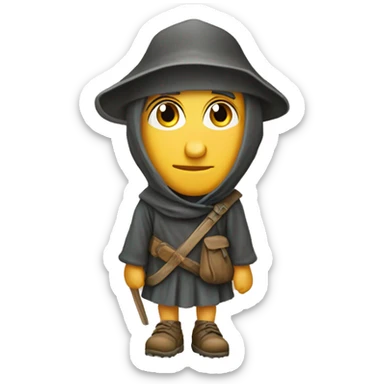 Peregrino camino santiago sticker