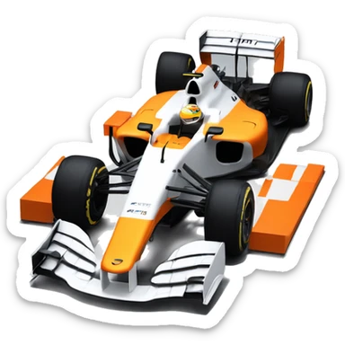 Voiture de F1 Mclaren - 2024 sticker