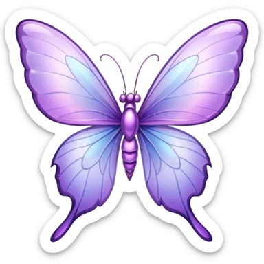 One fairy lilac wing sticker