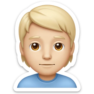 cloudy weather emoji with a relaxed face, expressing stable and professional feeling in a consulting office, classic emoji style, no text sticker