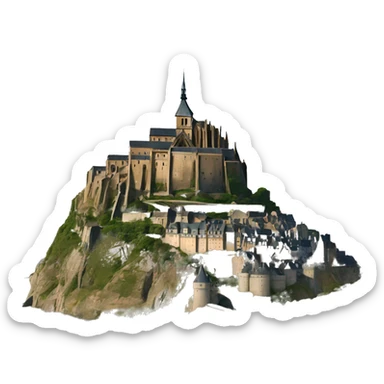 Mont saint michel sticker