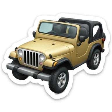 Jeep car emoji sticker