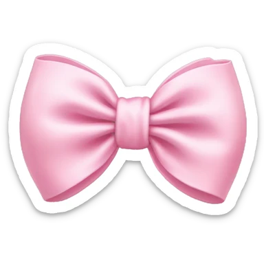  baby pink bow sticker
