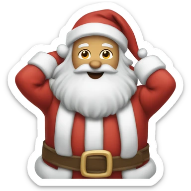 Santa sticker