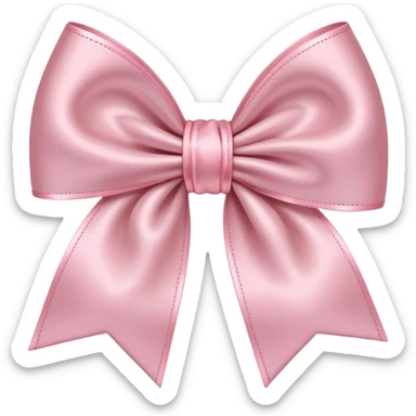 бантик нежно-розовый sticker