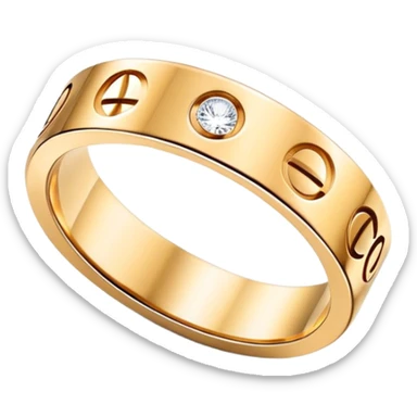 Cartier love ring  sticker