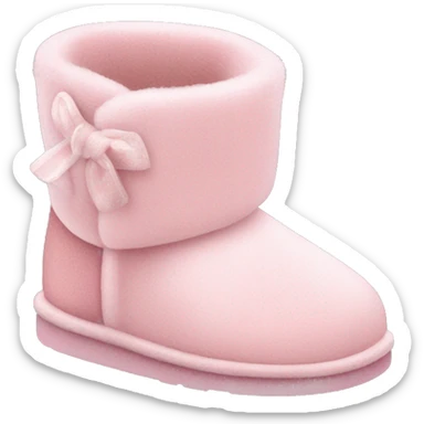 Baby pink Ugg slippers  sticker